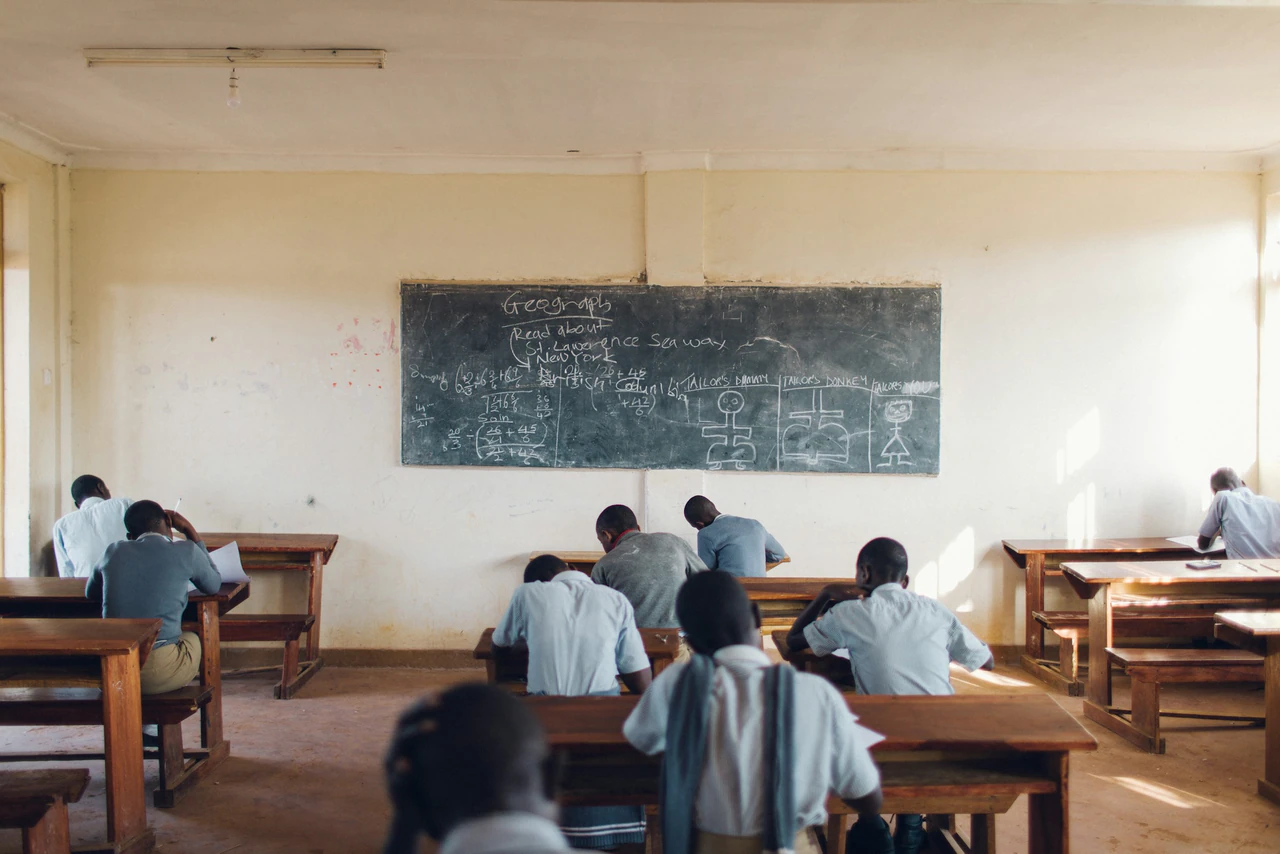 Students in an education setting, illustrating the Foundation education focus.